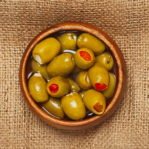 Aceitunas rellenas y picadillos